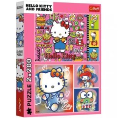 Пазли 2x200 Hello Kitty Вітаю Кітті та друзів 13336