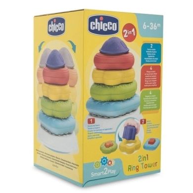 Пірамідка-сортер Chicco Ring Tower 09372.00
