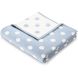 Плед Dots blue Biederlack Блакитний 706584, 75 x 100
