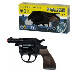 Іграшковий револьвер Gonher Police, 8-зарядний 73/6