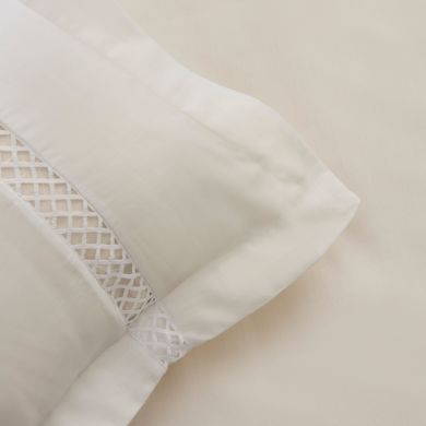 Постільна білизна Karaca Home Indila, білий (простирадло 240x260, підковдра 200x220, 2 наволочки 50x70) 1000248979001