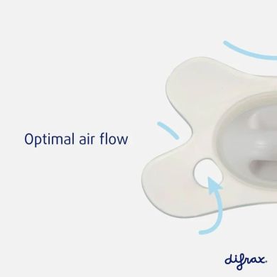 Пустушка силіконова Difrax Natural Newborn 0+ місяців, Apricot_lines 113 Apricot_lines, Жовтий