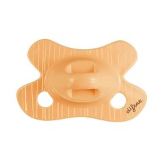 Пустушка силіконова Difrax Natural Newborn 0+ місяців, Apricot_lines 113 Apricot_lines, Жовтий