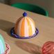 Тарілка для десерту з кришкою-куполом Jolly orange, &Oslash; 18 см, & Klevering 2833-01