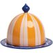 Тарілка для десерту з кришкою-куполом Jolly orange, &Oslash; 18 см, & Klevering 2833-01