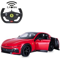 Автомобіль на радіокеруванні, д-рі/відч. Ferrari Purosangue 1:14, червоний, 2.4МГц Jamara 402256
