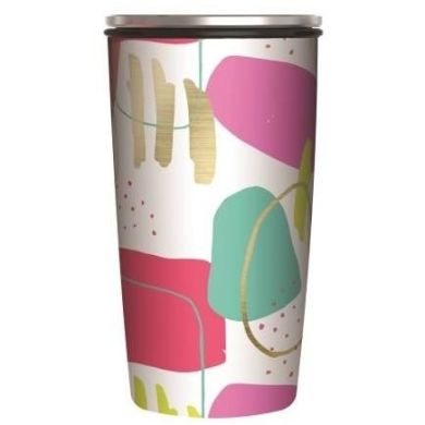 Чашка бамбуковая SlideCUP Pop Modern Золото chic.mic 0,42 л BCS120, Бирюзовый