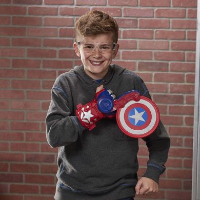 Бластер-рукавичка Nerf Marvel Captain America Shield Sling E7375