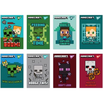 Блокнот YES А7/48 кл клей YES Minecraft 152110