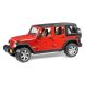 Джип Wrangler Unlimited Rubicon Bruder червоний 02525