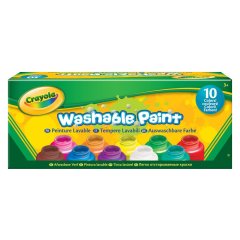 Набір фарб Classic у пляшках (washable), 10 шт Crayola 256324.006