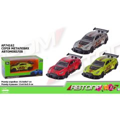 Игрушка машина арт.AP74162 АВТОПРОМ 1:36 3 цвета в кор.15*8*7см