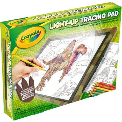 Игровая панель для творчества с подсветкой Динозавры Crayola 74-7497