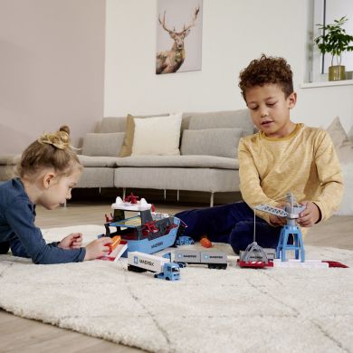 Игровой набор Majorette Креатикс. MAERSK Логистический порт, 5+ 2050039