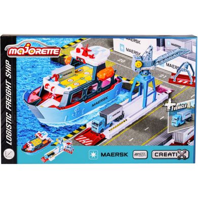 Игровой набор Majorette Креатикс. MAERSK Логистический порт, 5+ 2050039