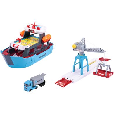 Игровой набор Majorette Креатикс. MAERSK Логистический порт, 5+ 2050039