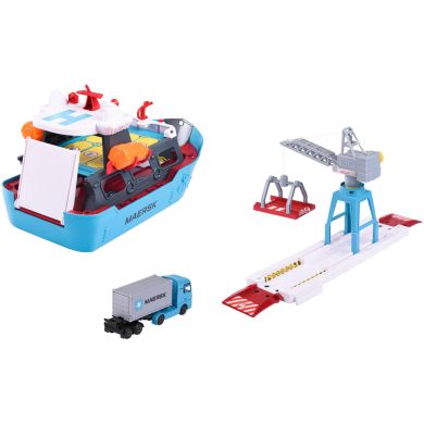 Игровой набор Majorette Креатикс. MAERSK Логистический порт, 5+ 2050039