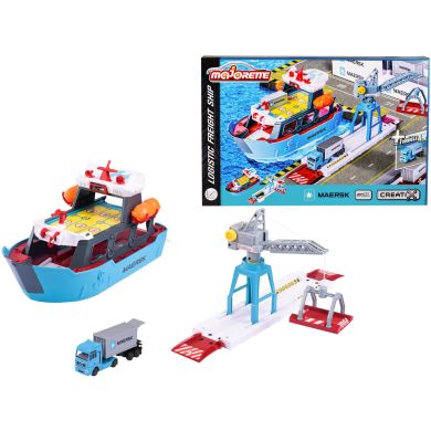 Игровой набор Majorette Креатикс. MAERSK Логистический порт, 5+ 2050039