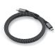 Кабель для синхронiзацii Satechi USB-C to USB-C 100W Space Gray 2 m ST-TCC2MM