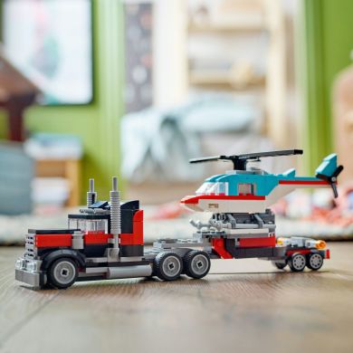 Конструктор Бортова вантажівка з гелікоптером LEGO Creator 31146