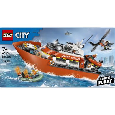 Конструктор LEGO City Рятувальний катер і гелікоптер берегової охорони 60504