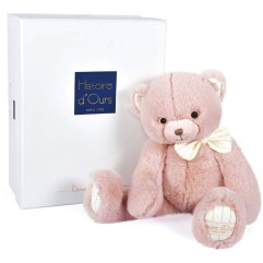 Мягкая игрушка DouDou Медведь PREPPY CHIC 30 см розовый HO3132