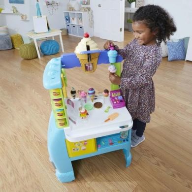 Набор для творчества с пластилином Мега набор: машинка с мороженым Play-Doh F1039