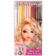 Набір кольорових олівців TOPModel , кольори обличчя і волосся 045678