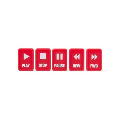 Набір магнітів на холодильник Rocketdesign Pushy PUSHY-PRO-05-RED