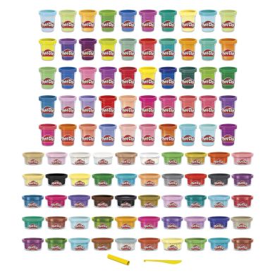 Набор пластилина Hasbro Play-Doh из 100 баночек F4636