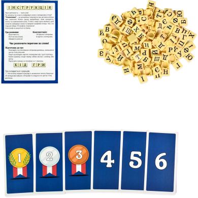 Настольная игра Strateg Словогонка на украинском языке (30824) 30824