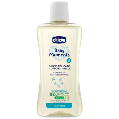 Нежный гель-шампунь для тела и волос Baby Moments, 500 мл Chicco 10594.00