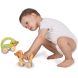 Деревянная развивающая игрушка-толкалка для детей 17008 Oops Dog 17008.22, Бежевый