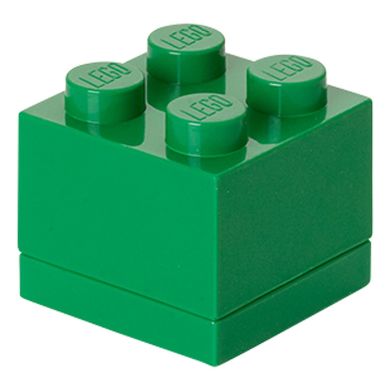 Четырехточечный темно-зеленый мини-бокс для хранения Х4 Lego 40111734