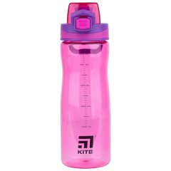 Пляшечка для води, 650 мл, рожева Kite K21-395-05, Рожевий