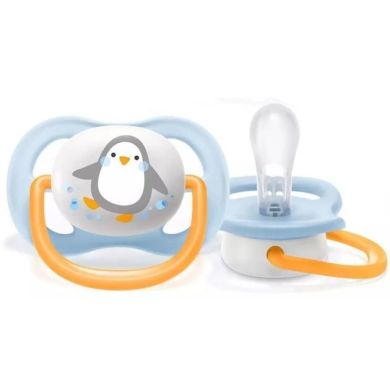 Пустышка Avent ортодонтична Ultra Air Animal для мальчиков 0-6 месяцев, 2 шт SCF080/05