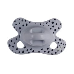 Пустушка силіконова Difrax Natural Newborn 0+ місяців, Stone_dots 113 Stone_dots, Сірий