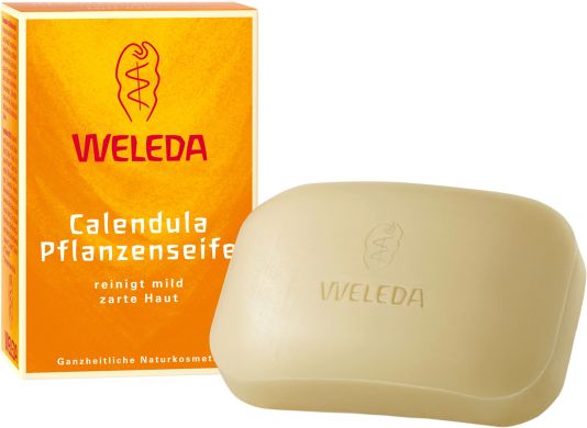 Растительное мыло для младенцев Weleda Календула 100 гр 43859 4001638098946