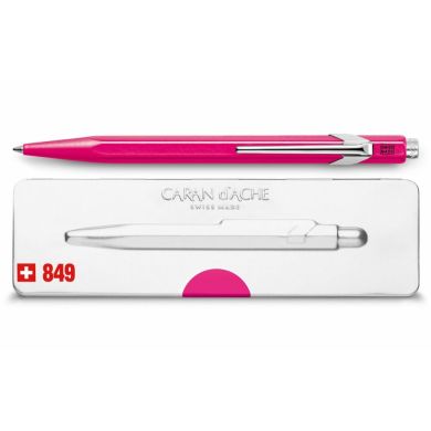 Ручка Caran d'Ache 849 Pop Line Fluo Пурпурна, box 849.590