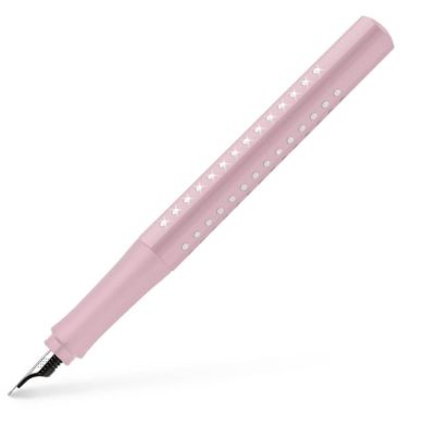 Ручка перова Faber-Castell Sparkle Rose, колір корпусу рожевий, перо М (0,7 мм), 140875