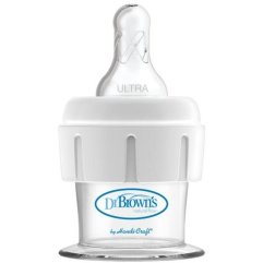 Стартовая бутылочка + соска Ultra-Preemie для кормления глубоко недоношенных детей 15 мл, Dr. Brown`s SB166-MED