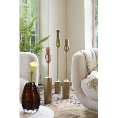 Свічник &Oslash;13x90 см VELEZ, антична бронза Light&Living 6076418