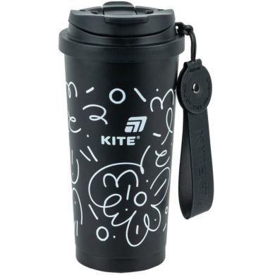 Термокружка 550 мл, чорна K25-1226-1