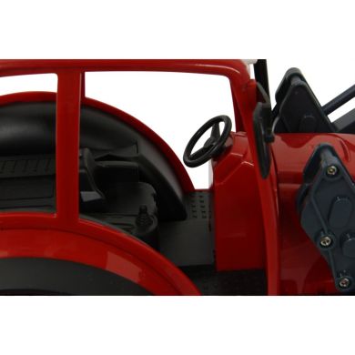 Трактор на радіокеруванні із фронтальним навантажувачем Lindner Geotrac 1:16 2,4GHz, червоно-чорний Jamara 405050