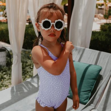 Цілісний купальник Леопард Ліловий 98/104 Swim Essentials 2023SE617