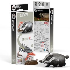 Збірна 3Д модель Зоопарк: Борсук EUGY XEG-094