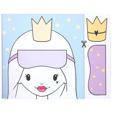 Альбом для розфарбовування та виробів з паперу Princess Mimi 0412013