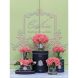 Аромат для приміщення 7 Троянд White Peach у склянці SILVER Cote noire SMB05