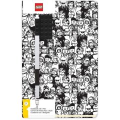 Блокнот MINIFIGURES з гелевою ручкою LEGO 4003063-52379