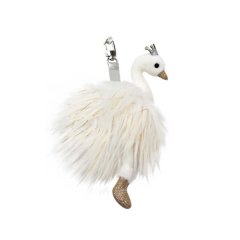 Брелок DouDou Лебідь білий 16 см HO2785